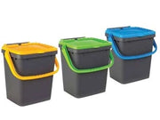 SET PATTUMIERA PER RACCOLTA DIFFERENZIATA LT.35 PEZZI 3- - mm.430x360x435h. - 1 confezione