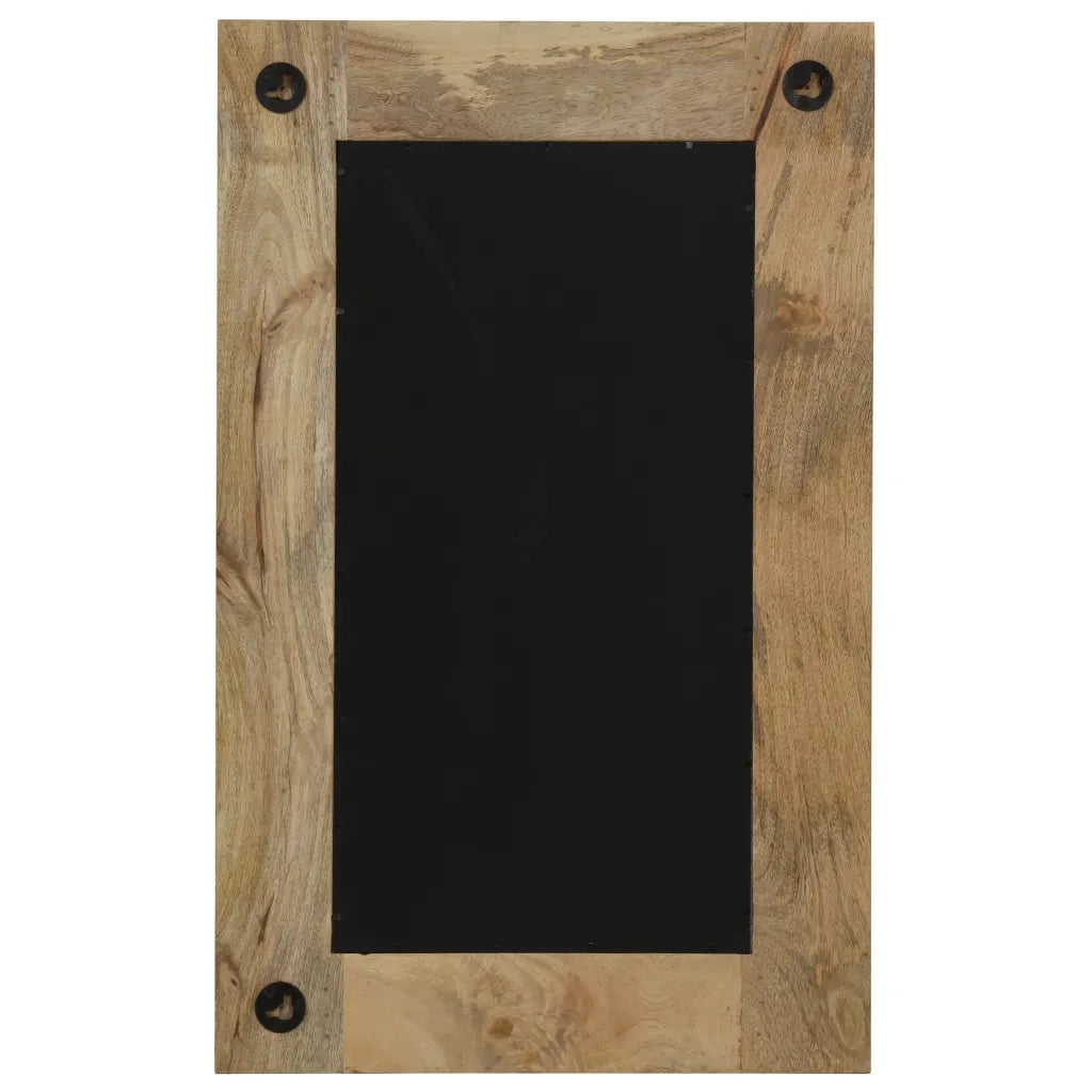 Specchio-Specchio Decorativo in Legno Massello di Mango 50x80 cm