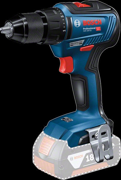 AVVITATORE BOSCH A BATTERIA 18V 55nm BRUSHLESS  GSR 18V-55 - 06019H5202