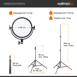 Soft LED 300 Round Bi Colour Set2