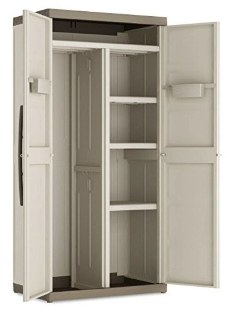 Armadio Alto In Resina Excellence Xl Porta Scope Sabbia 89X54X182H Cm - Keter
