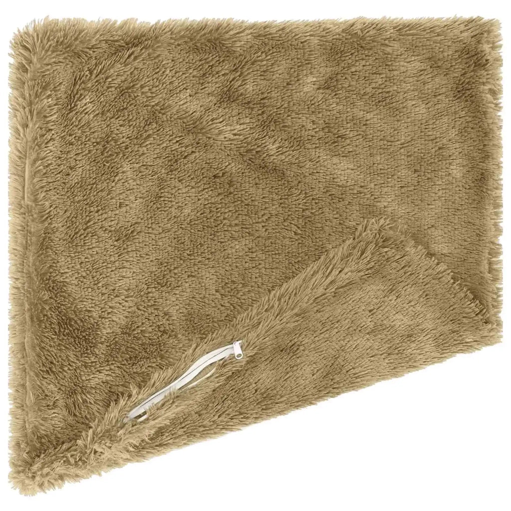 Federa 6 pcs HEERLEN Verde chiaro 65 x 65 cm Fleece PV 913088