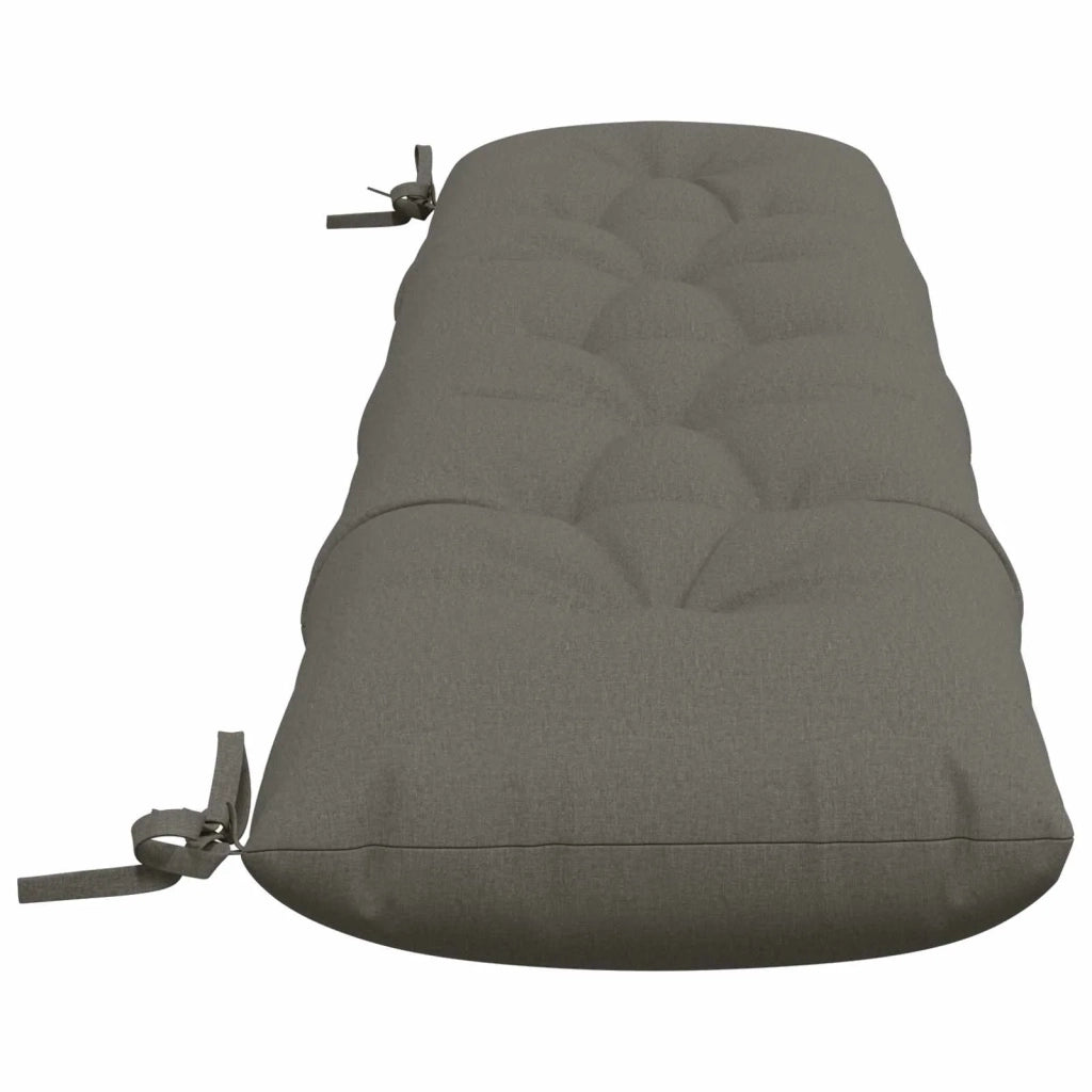 Cuscini per Panchina a 2 Pezzi VIANEN 100% Poliestere Grigio 952867