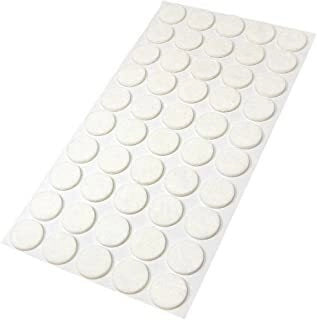 Set 44 Pezzi Feltrino Sedia Adesivo Bianco 20 mm