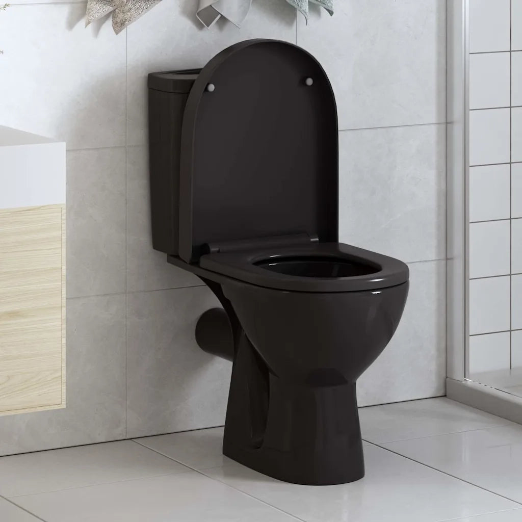 Copriwater Ammortizzato a Sgancio Rapido Nero CFW2156279