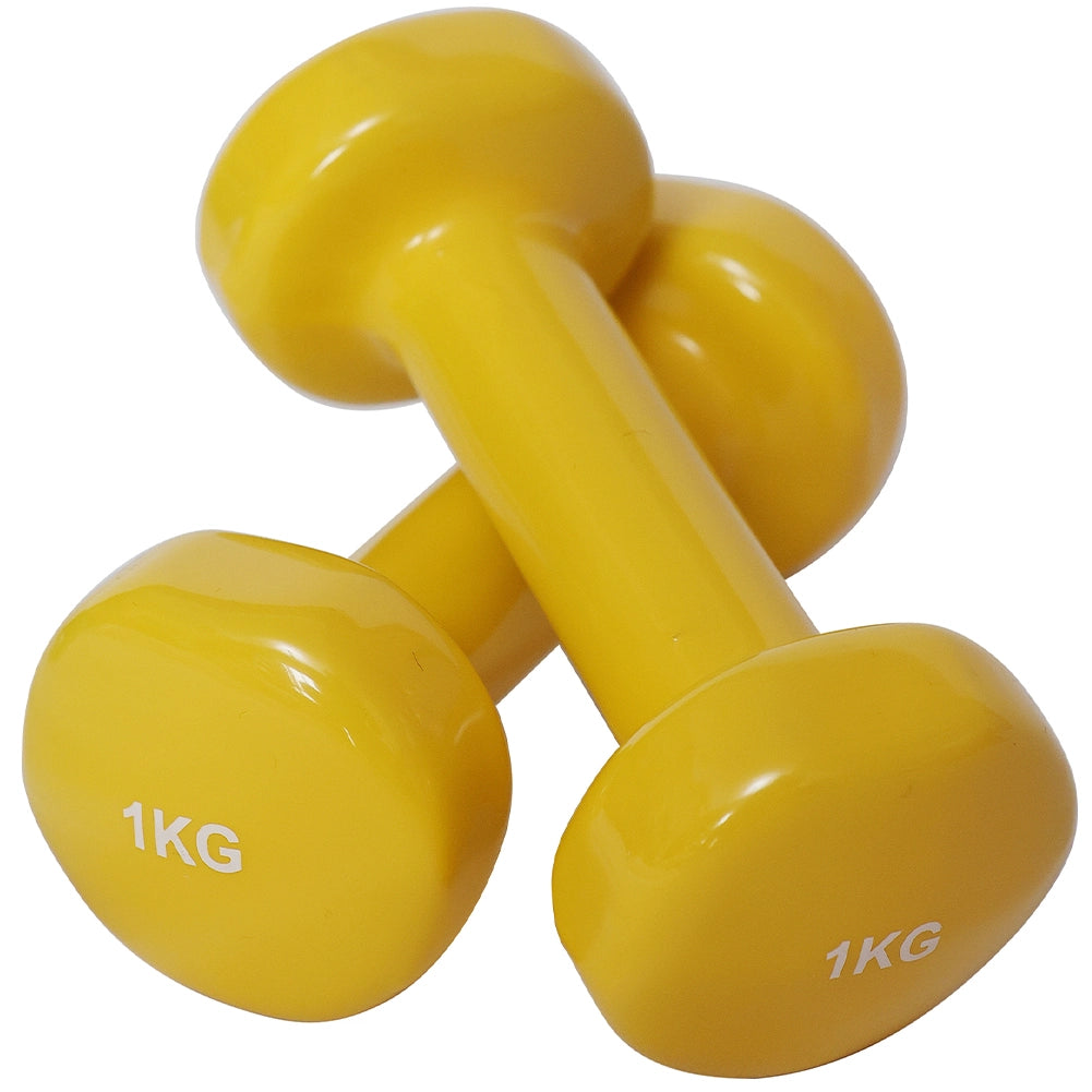 Set Manubri Palestra 6 Pesi Fitness con Valigetta 0.5kg 1kg 1.5kg colorati