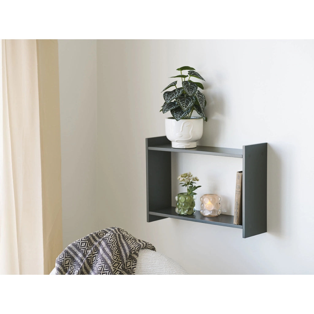 Mensola Bamberg, Verde, MDF, 14,5x50x35 cm