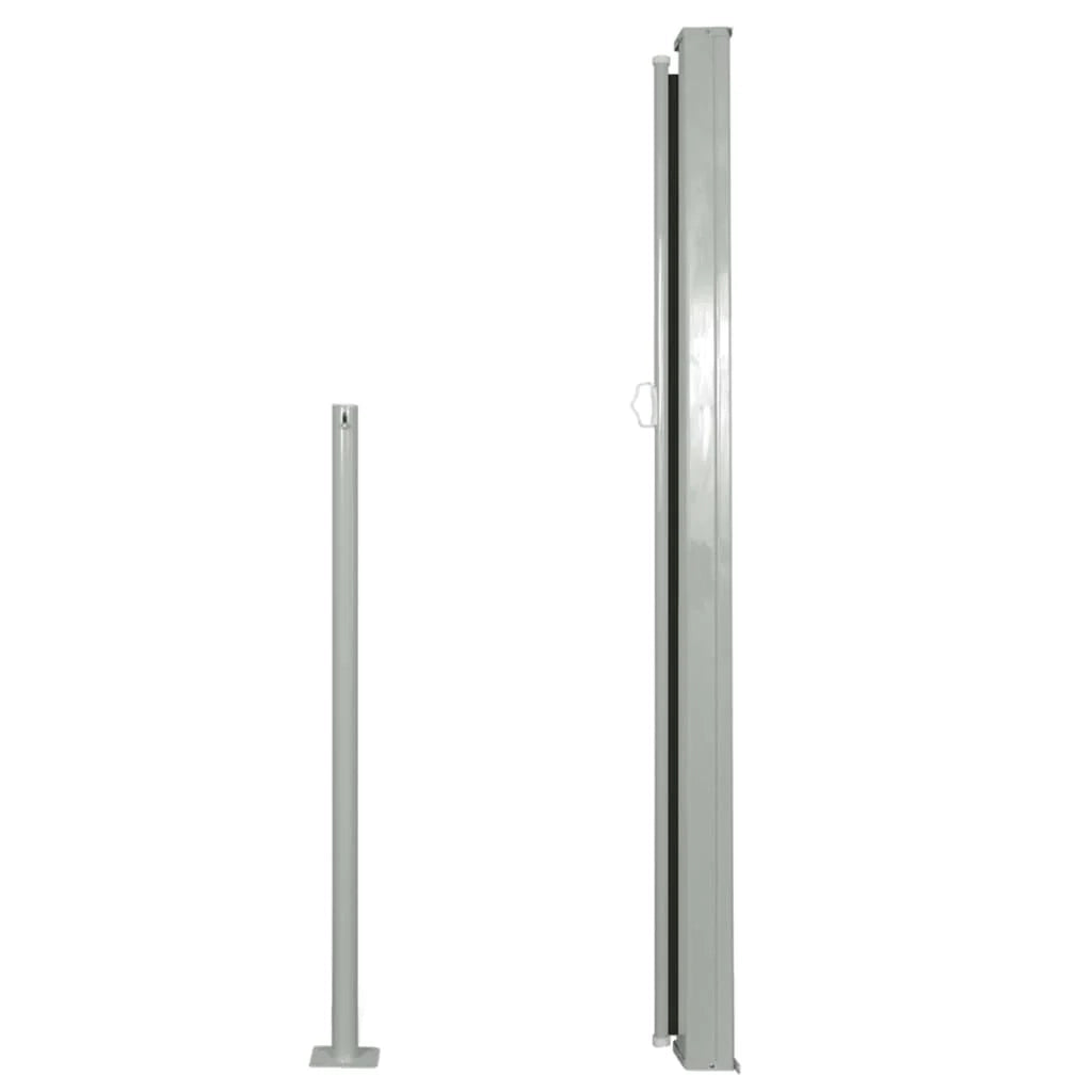 Tenda da sole laterale retrattile/schermo protettivo per patio giardino terrazza balcone 140 x 300 cm nero 02_0007091