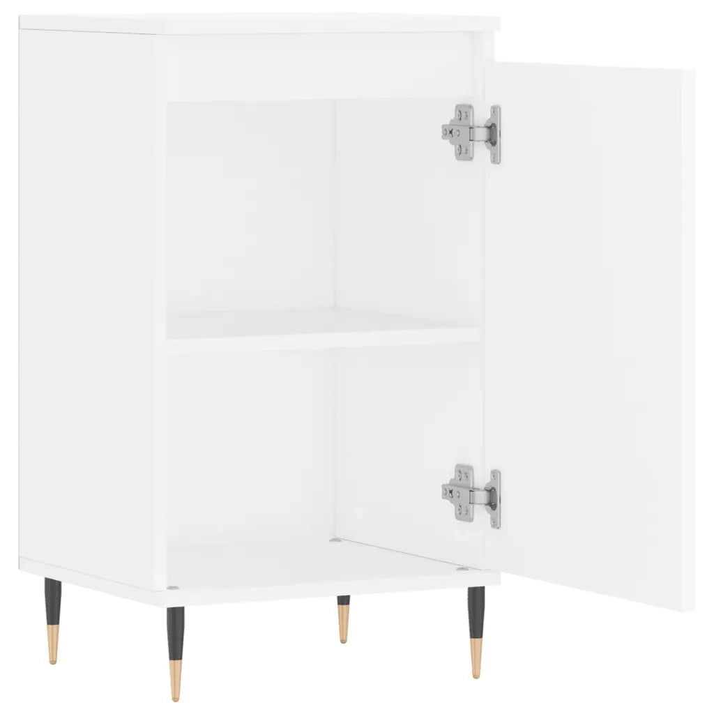 Credenza | Madia | Buffet da pranzo | Armadio da pranzo Bianca 40x35x70 cm in Legno Multistrato