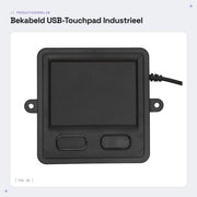 Tastiera da scrivania industriale - Touchpad USB - Pannello da toccare portatile - Multifunzionale - Ergonomico - Adatto per Laptop e Desktop