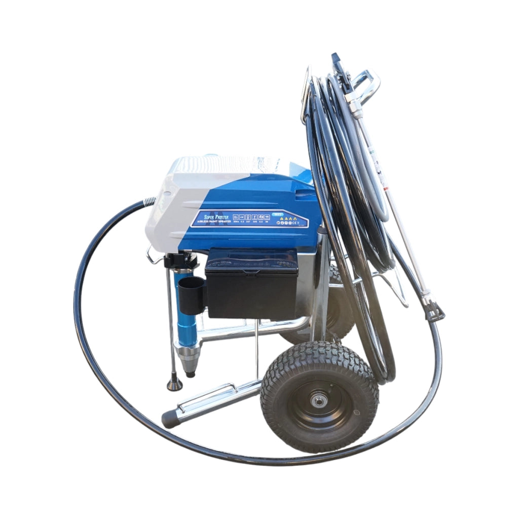Pompa professionale per verniciatura airless con pistone e motore brushless da 4,5 kW, 220 V, portata 8,5 l/min, ugello 517, pressione massima 227 bar M85