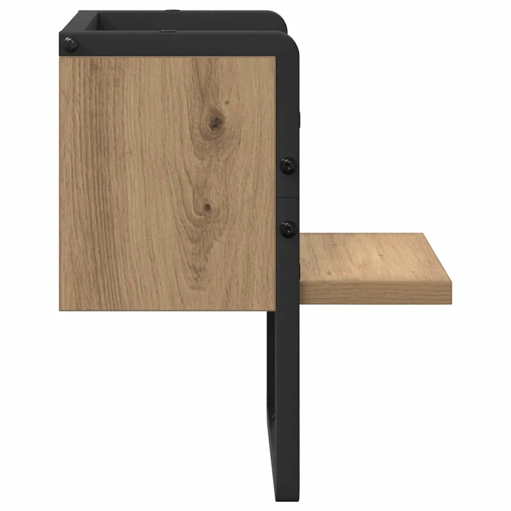 Scaffale da parete Rovere Artigianale 20 x 25 x 30 cm 893635