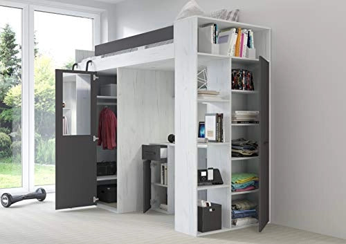 MOBILE VERANA L CRAFT BIANCO GRAFITE