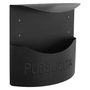 CASSETTA PORTAPUBBLICITA' 'VIOLA' cm 34,5x12,5x H 35 - antracite  - KASART
