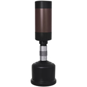 Sacco da Boxe con Base ¨C Xylo ¨C Altezza Regolabile 158-186 cm Nero Marrone
