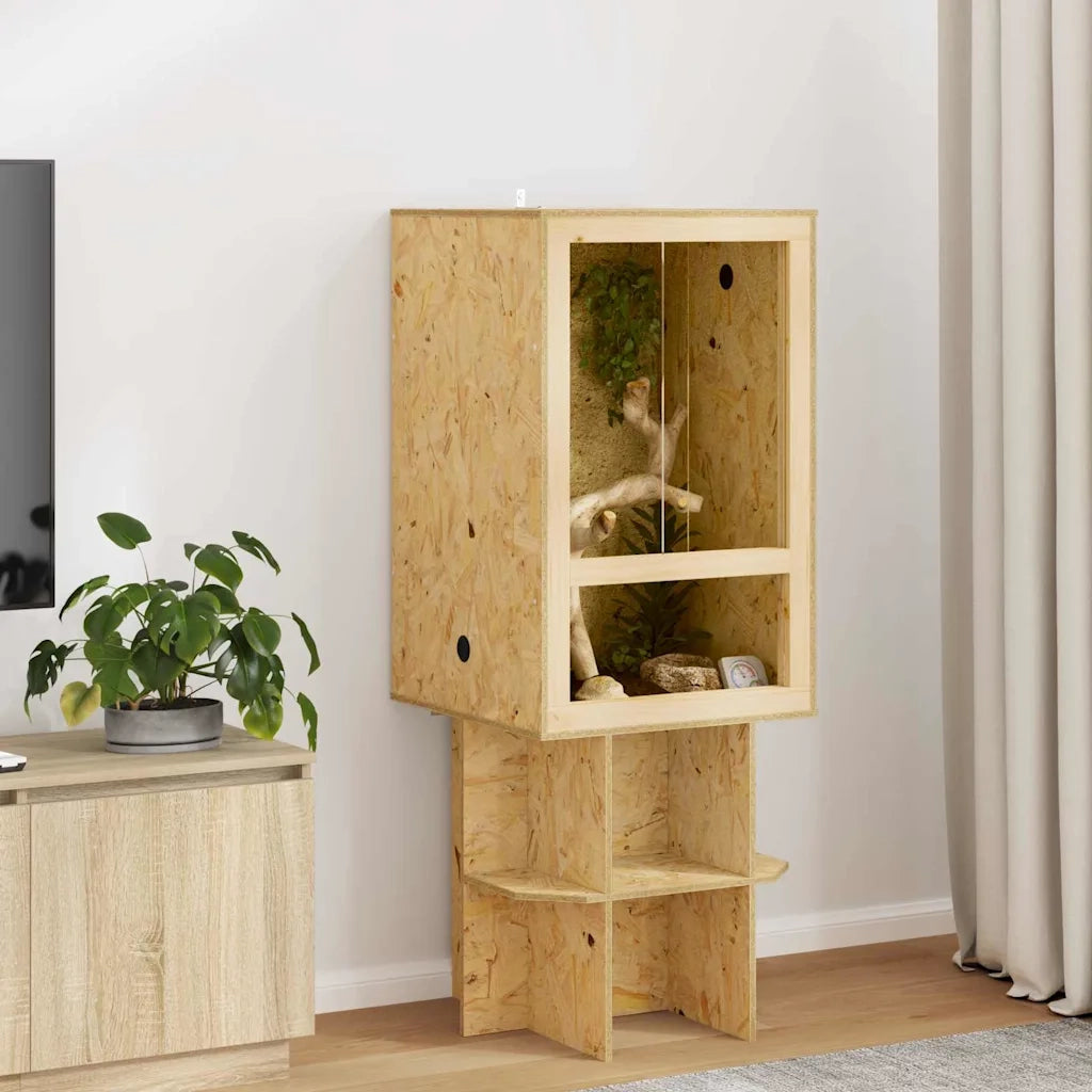 Terrario Marrone 50 x 50 x 80 cm OSB 876731