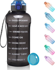 Bottiglia con filtro - BPA libero - 1,5 litri - nero - Tritan