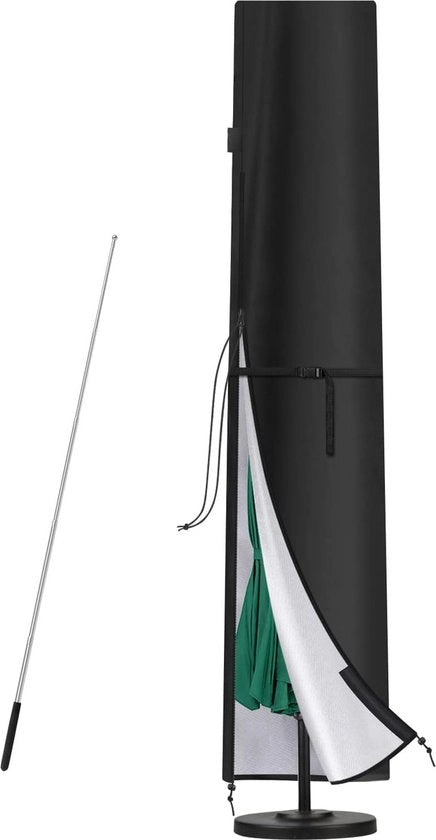 Copertura protettiva per ombrellone, ombrellone da 3m-5m, copertura per ombrellone, copertura, impermeabile, con manico per 300 cm, 400 cm, 500 cm, ombrellone da tenda, standard, 280 x 50/60 cm