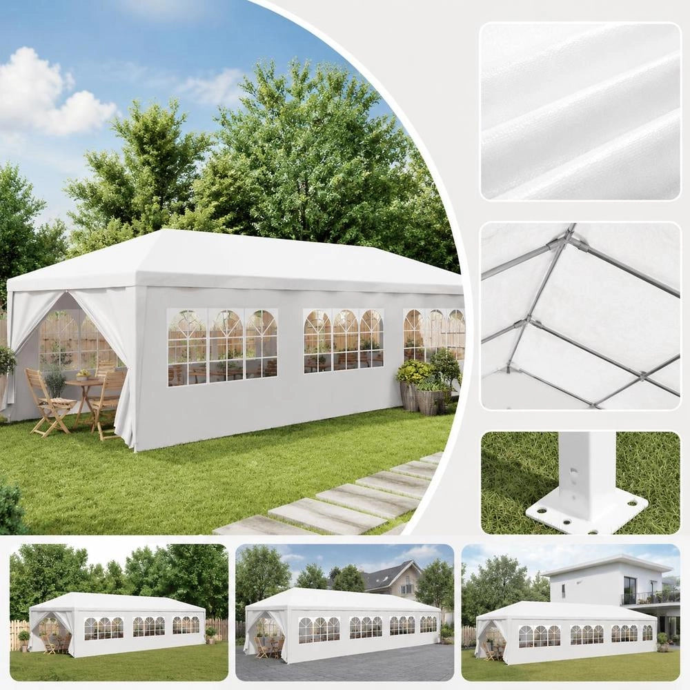 Party Tent 3x9 M White