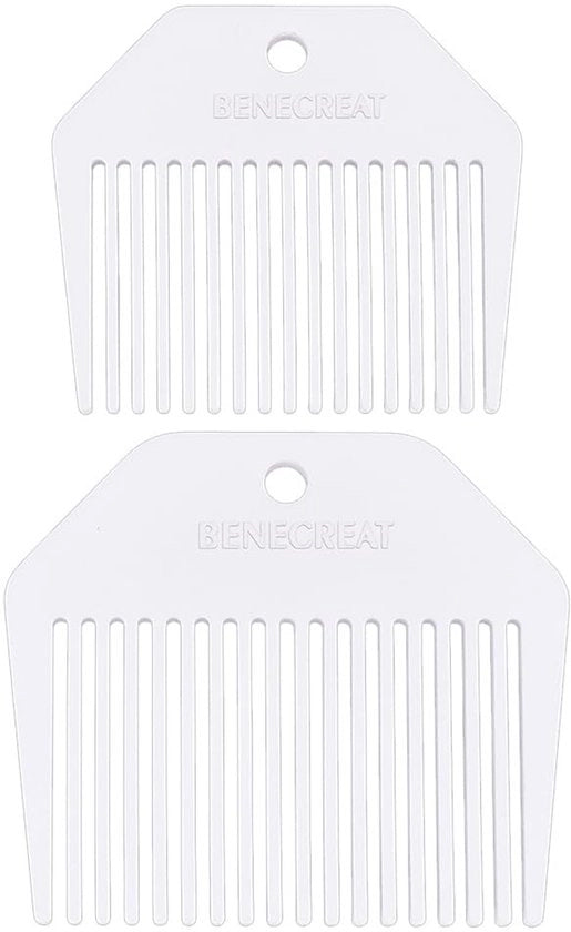 Accessori per tessitura - 2 pezzi - Loom per tessitura - Accessori per filato - Adatto per progetti di artigianato - Bianco - Acrilico