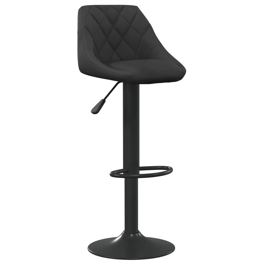 Sgabello da Bar Nero in Velluto cod mxl 75747
