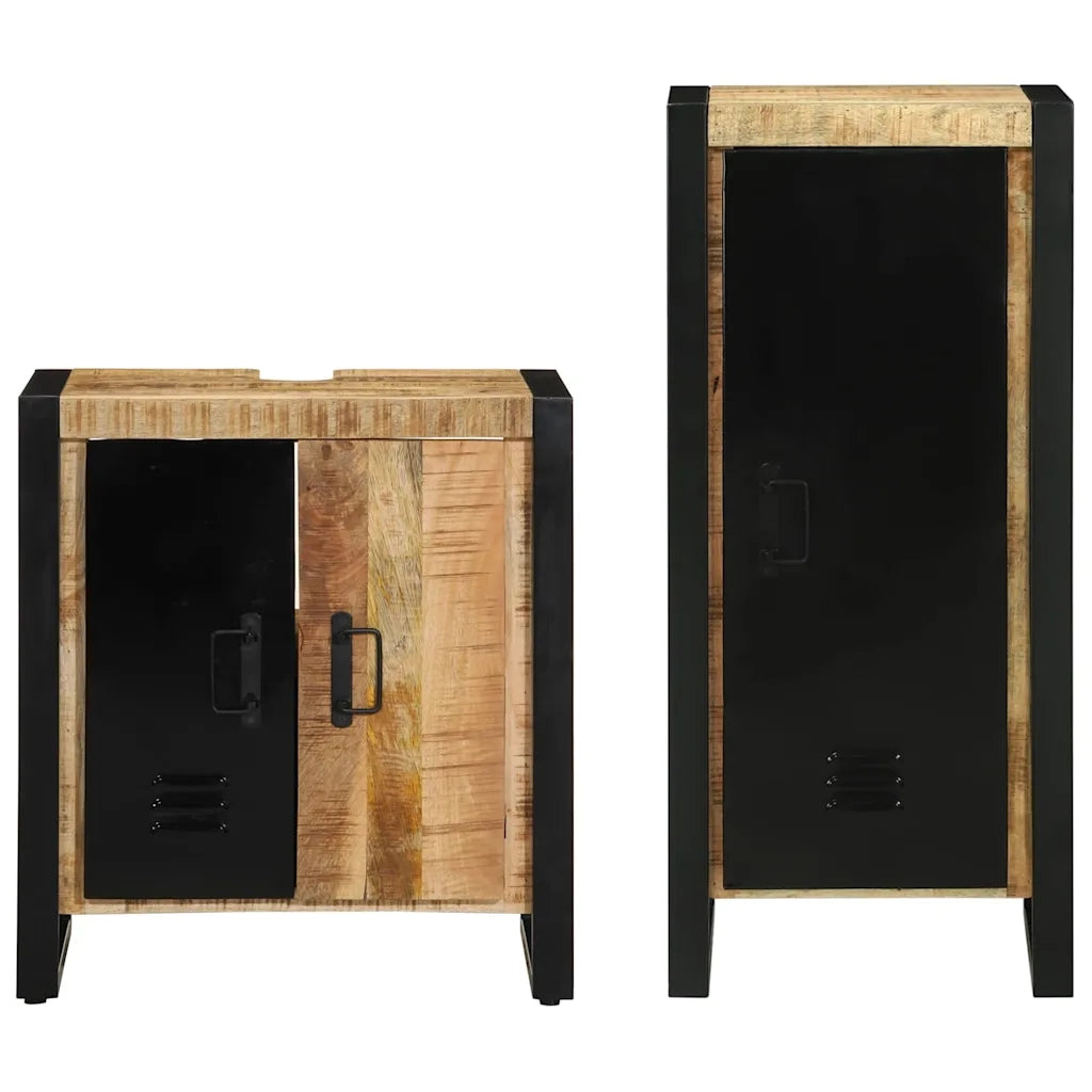 Set di mobili per il bagno 2 pcs Legno di mango massello 3305604