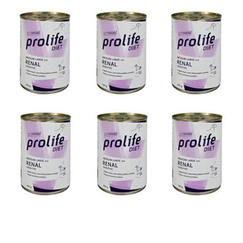 SCATOLETTE PROLIFE DIET DOG WET RENAL SENSITIVE. 400GR CONFEZIONE RISPARMIO 6...