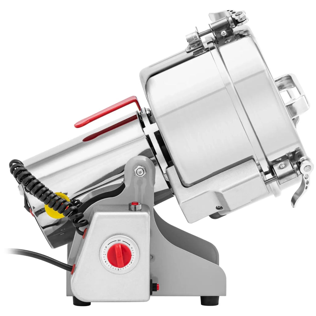 Macina spezie elettrico professionale capacità 2000 g 21 x 9,5 cm 3400 watt acciaio inox 14_0009427