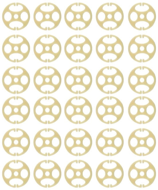Set di attrezzi per regolazione sedili auto da 30 pezzi - Set di clip multifunzionali - Carta per cuscino sedile auto - Disegno prugna - Materiale PVC - Colore giallo chiaro - Regolatore sedile auto