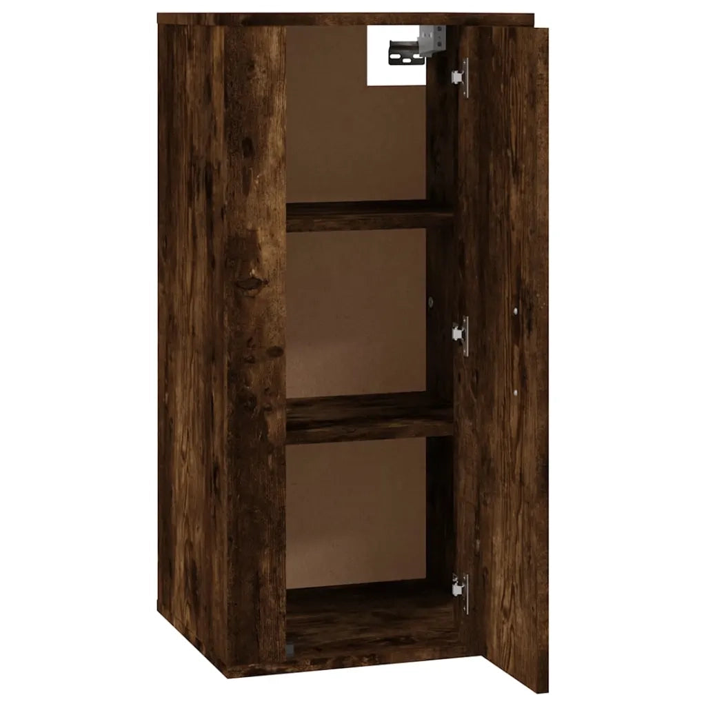 Mobile Porta TV a Parete Rovere Fumo 40x34,5x80 cm cod mxl 23139