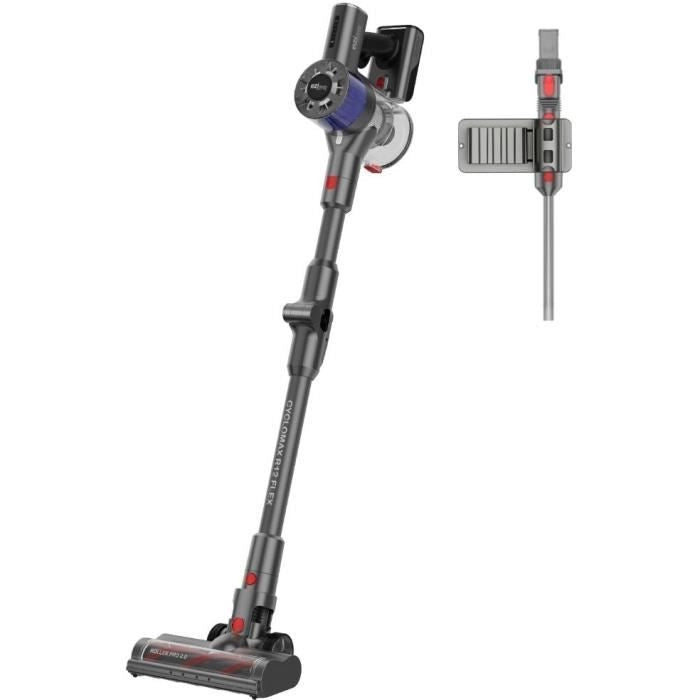Aspirapolvere senza fili - EZICLEAN - Cyclomax R12 Flex - 30 min - 200 W - 20 kPa - Grigio