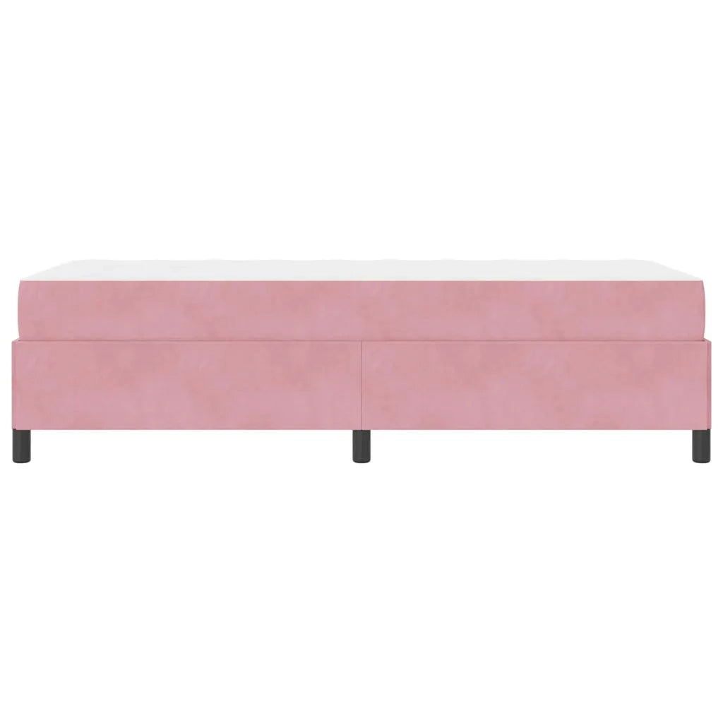 Struttura del letto con materasso-Giroletto con materasso Rosa 90 x 190 cm Tessuto 893013