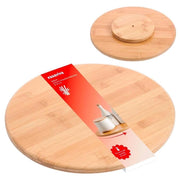 Tagliere Vassoio Antipasti da Tavola Girevole in Bamboo 40 cm