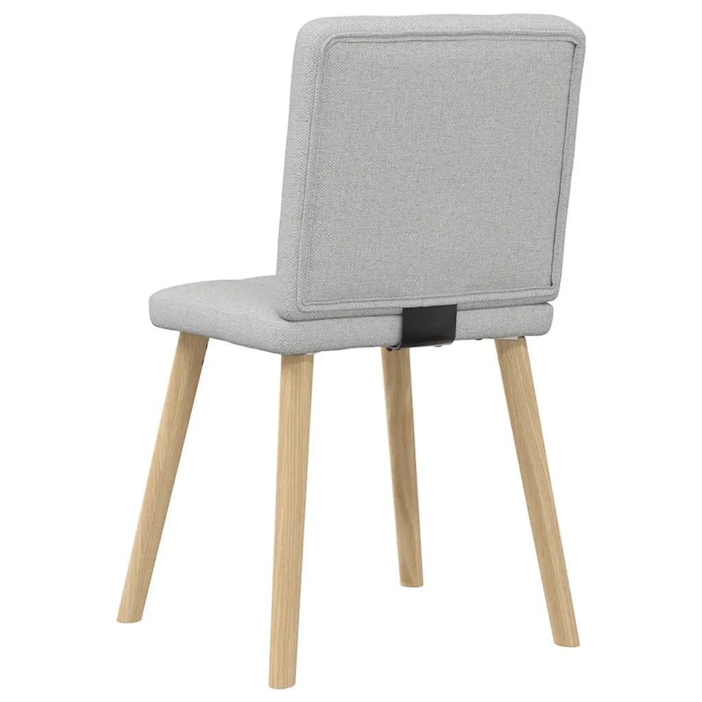 Sedie da Pranzo 2 pz Grigio Nuvola in Tessuto 4101077