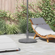 Base per ombrellone-Supporto per ombrellone Aspetto Legno Grigio Scuro 48 x 48 x 32 cm 831421