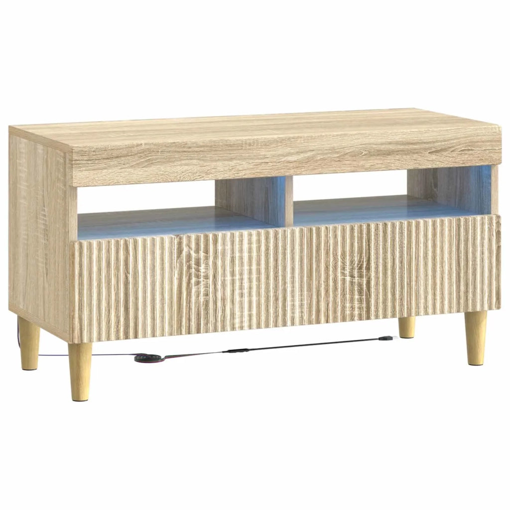 Mobile TV LED a 5 pezzi Rovere Sonoma Legno ingegnerizzato 3416597