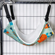 Hangmat per Gatti Reclinabile con Funzione di Rilascio dell'Anidride Carbonica per Box per Animali domestici con Cinture Regolabili e Grucce Metalliche Piastra di Sostegno per Gatti Piccoli Cani Conigli (Dimensione M: 38cm*48cm)