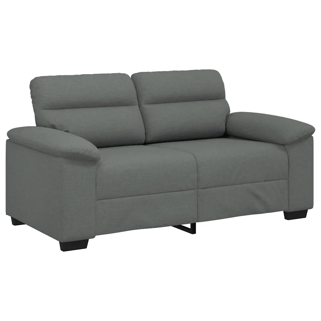 Divano a 2 Posti Grigio Scuro 160x81x84 cm in Tessuto 4105298