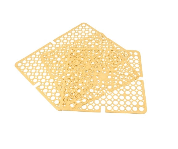 Set 3 Tappeti per Lavello Classic Colore Giallo Bama