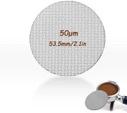 Filtro per caffè in acciaio inossidabile - Filtro a puck - Duraturo - Alta temperatura - Filtro a gas ultra fine - Facile da pulire - Filtro per caffè