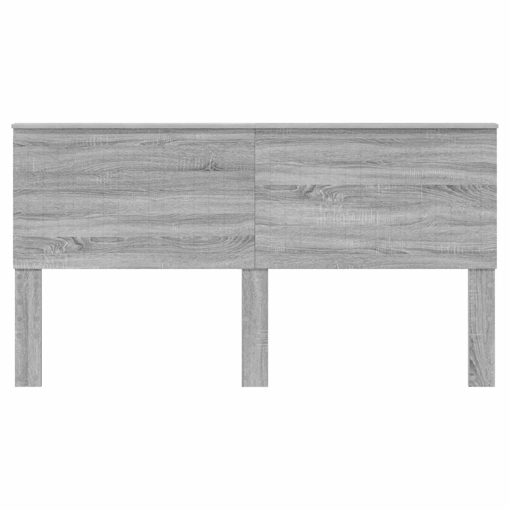 Testiera | Testata con Testiera | Testata Grigio Sonoma 180 cm Legno multistrato