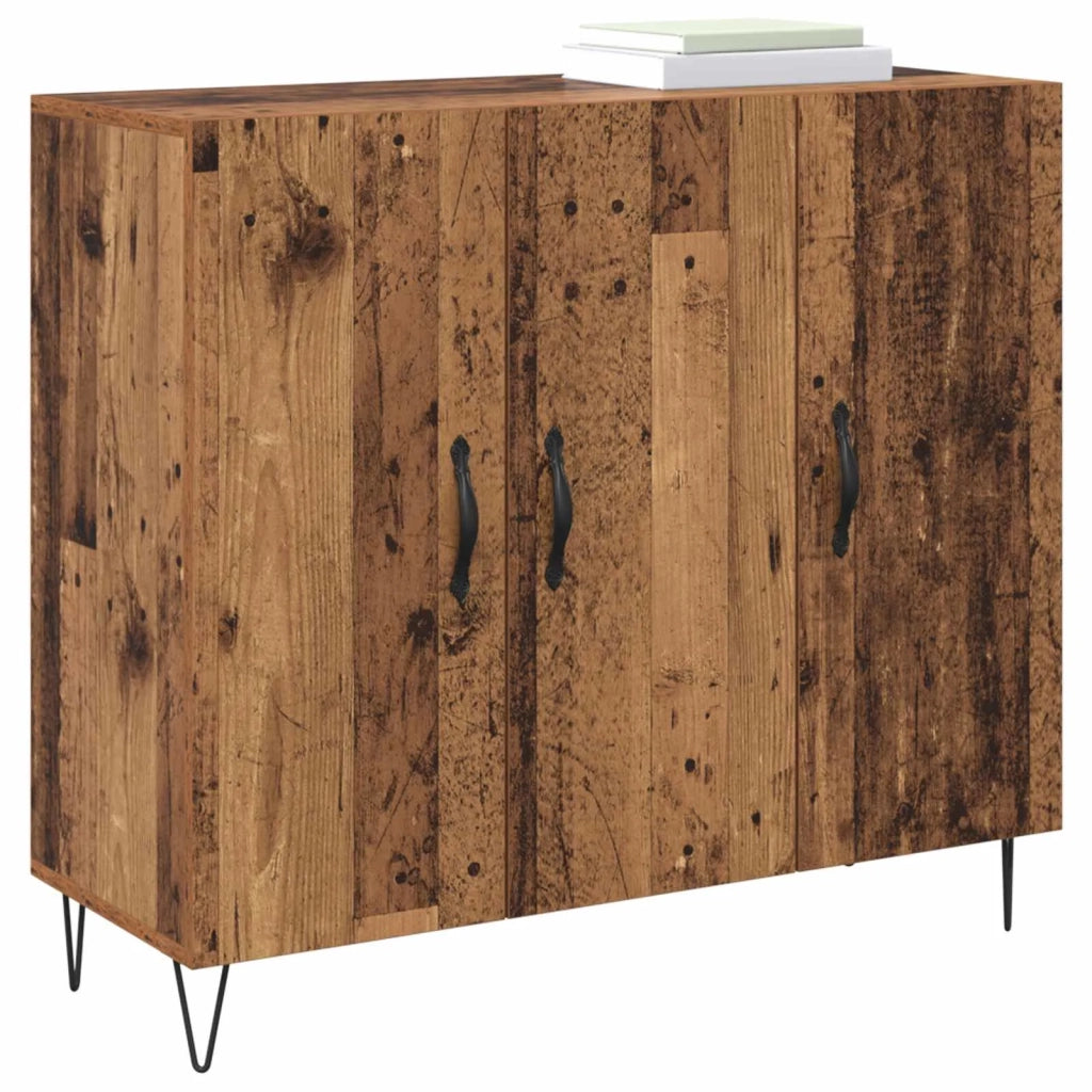 Credenza | Madia | Buffet da pranzo | Armadio da pranzo Legno vecchio 90 x 32,5 x 80 cm Legno multistrato