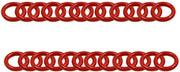 Anello di gomma 9.5mm - Anello di silicone - Anello di drenaggio - Antistatico - Resistente all'olio - Resistente al calore - 30 pezzi