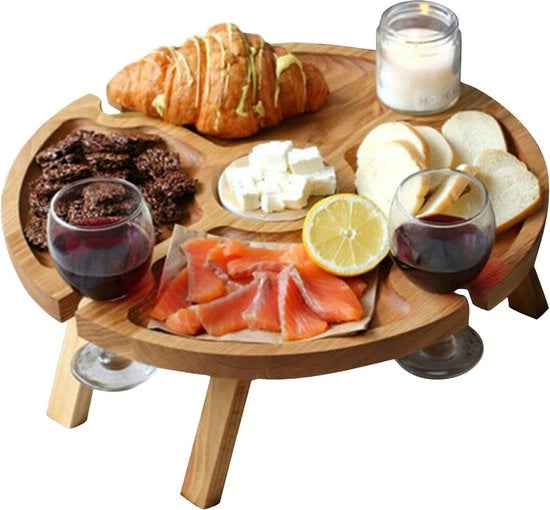 Tavolo da picnic - Tavolo da campeggio - Tavolo da balcone - Tavolo da vino - Vetrina e legno