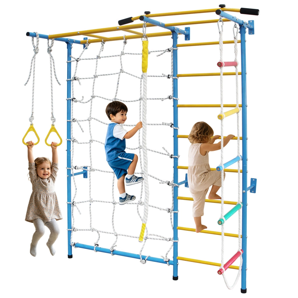 GIOCO DA ARRAMPICATA INDOOR Multifunzione Blu in acciaio al carbonio