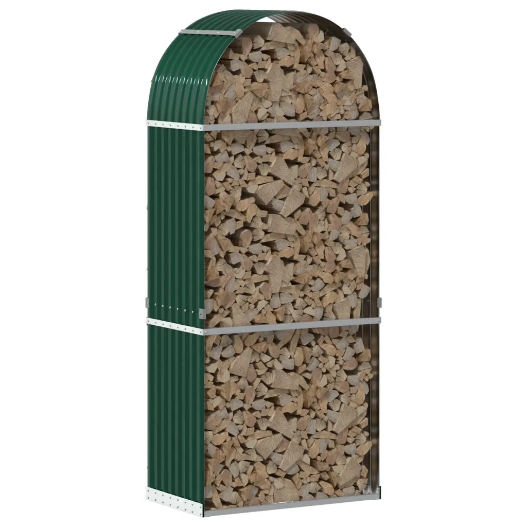 Portaceppi Verde 80x45x190 cm in Acciaio Zincatocod mxl 85027