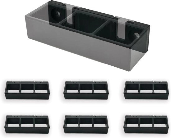 Sistema di Hive per Parete con Tre Ospiti per Strumenti - 6 Pack con Viti | Prodotto in Regno Unito
