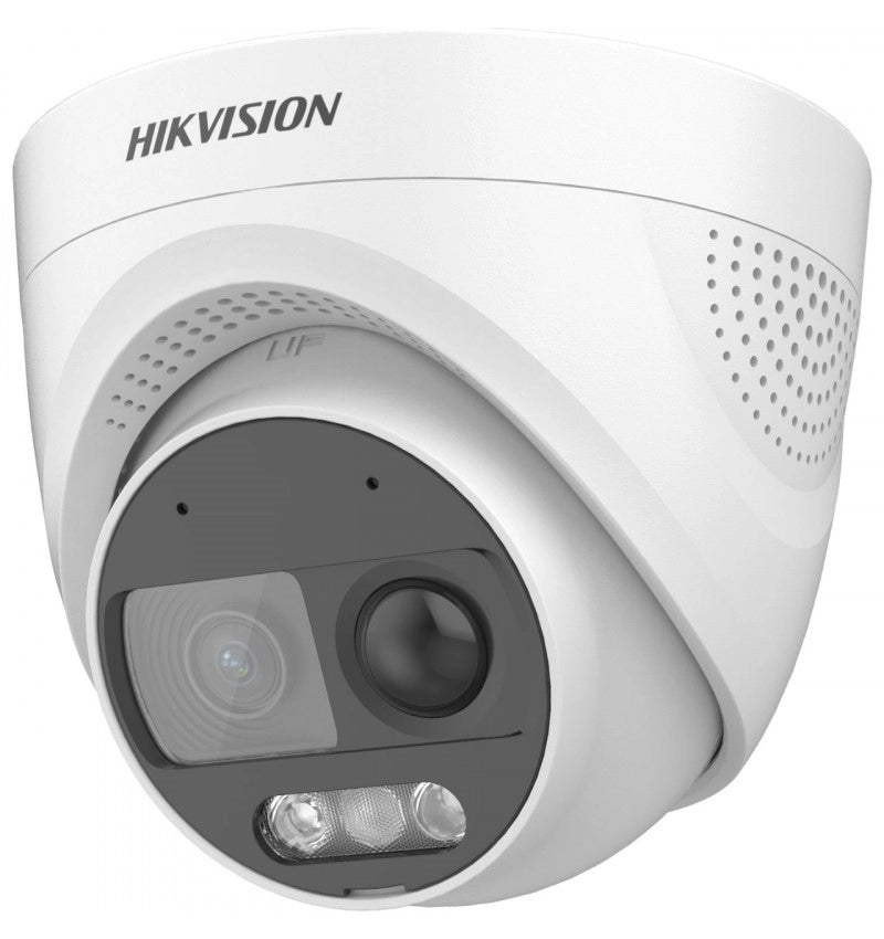Hikvision DS-2CE72DF3T-PIRXOS Telecamera Dome 2.8 Audio torretta con sirena PIR ColorVu da 3K