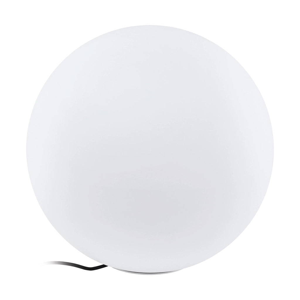 Sfera Esterno Contemporanea Monterolo Policarbonato Bianco 1 Luce E27 50Cm