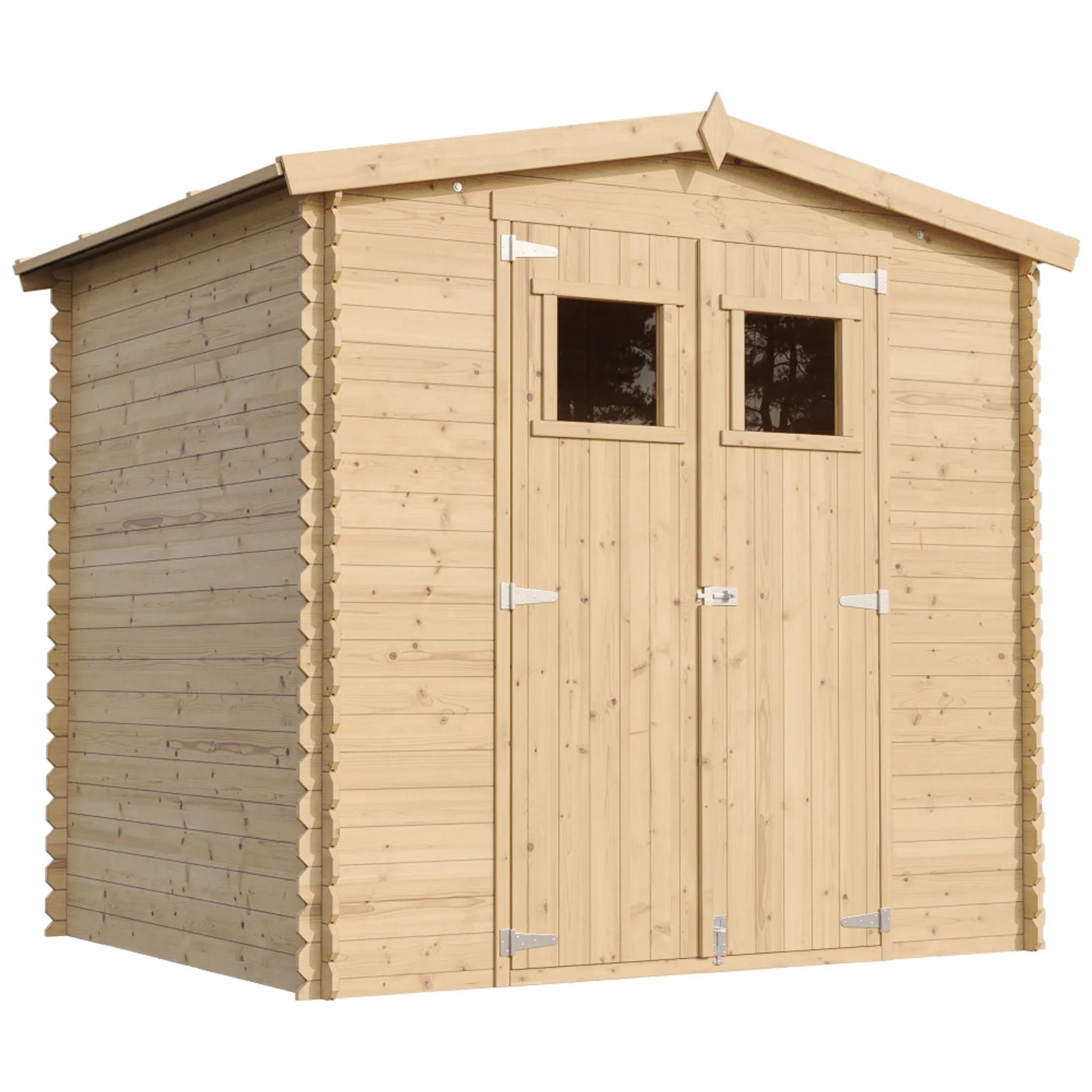 TIMBELA M369+M369G Casetta da Giardino in Legno - 4,33 m2